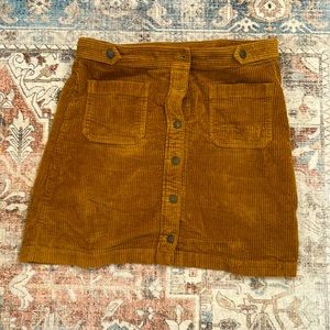 Madewell Corduroy Mini Skirt